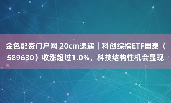 金色配资门户网 20cm速递|科创综指ETF国泰(589630)收涨超过1.0%,科技结构性机会显现
